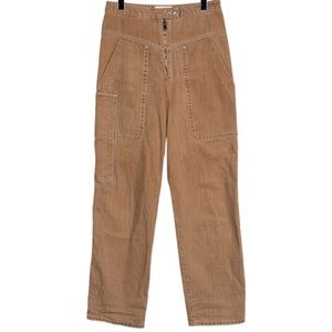 Etoile Isabel Marant High Rise Straight Leg Jeans